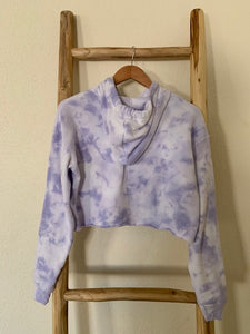 Lilac Crop Hoodie