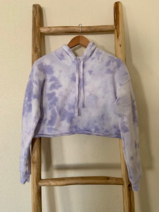 Lilac Crop Hoodie